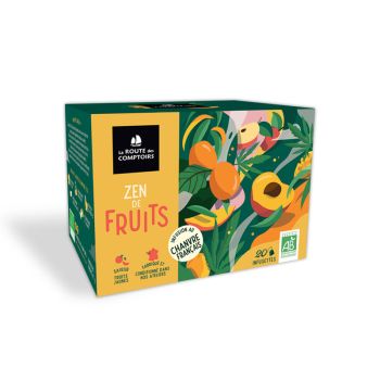 Infusion au chanvre aromatisé fruits jaunes