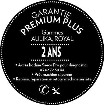 Garantie Premium Plus - gamme Aulika SAECO