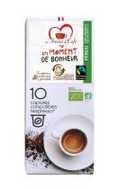 Café dosettes bio Max Havelaar - Un moment de bonheur - Pérou [CNBBM]