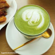 Matcha latte chaud