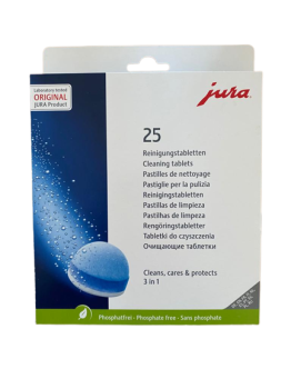 25 pastilles de nettoyage 3 en 1 Jura Nettoyants détartrants, ref. PJ